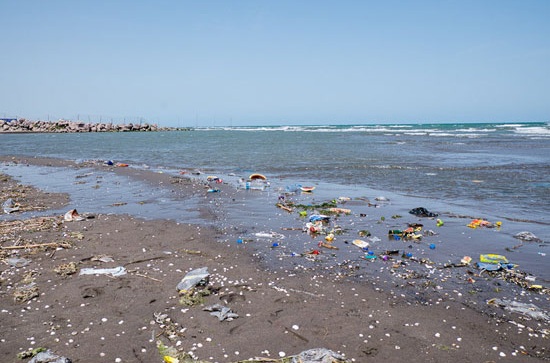 زباله حق مهربانی دریای خزر نیست