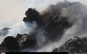 آتش در زباله دان اهواز پس از 9 روزخاموش شد