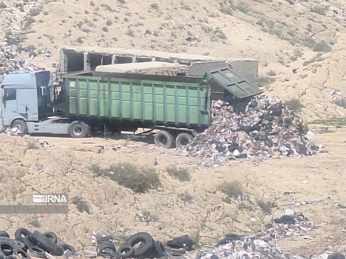 جنجالی بر سر تخلیه زباله‌های منطقه ویژه پارس جنوبی به سایت پسماند شهری خوزی فارس 