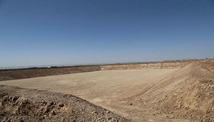  پایان خاک برداری استخر تبخیری جدید سایت پاکسار