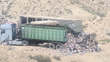 جنجالی بر سر تخلیه زباله‌های منطقه ویژه پارس جنوبی به سایت پسماند شهری خوزی فارس 